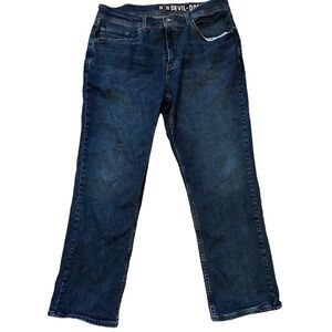 Devil Dog Jeans Mens 36x30 Original Straight Denim Blue